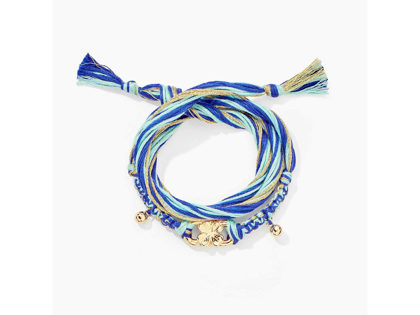 BRACELET HONOLULU TRÈFLE BLEU