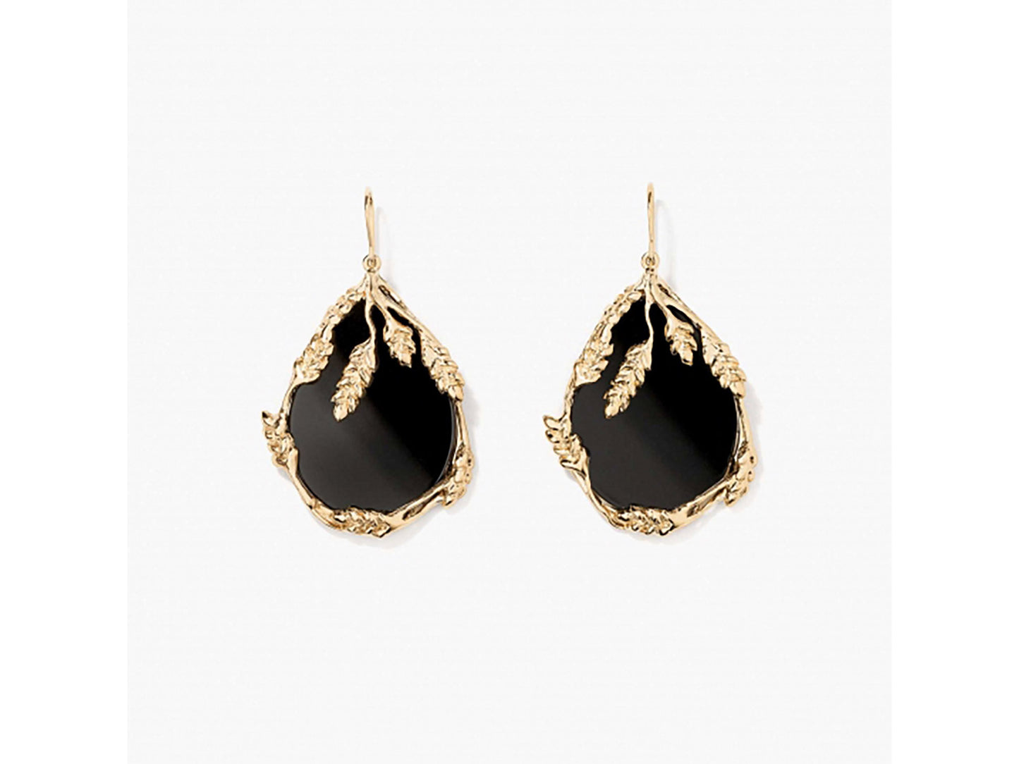 BOUCLES D'OREILLES FRANCOISE ONYX