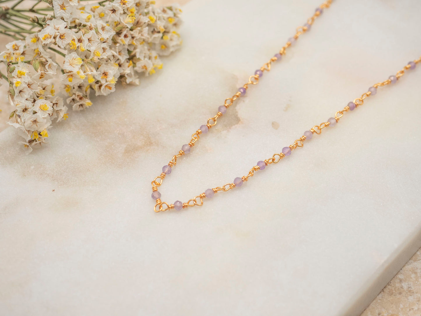 COLLIER LILA VIOLET