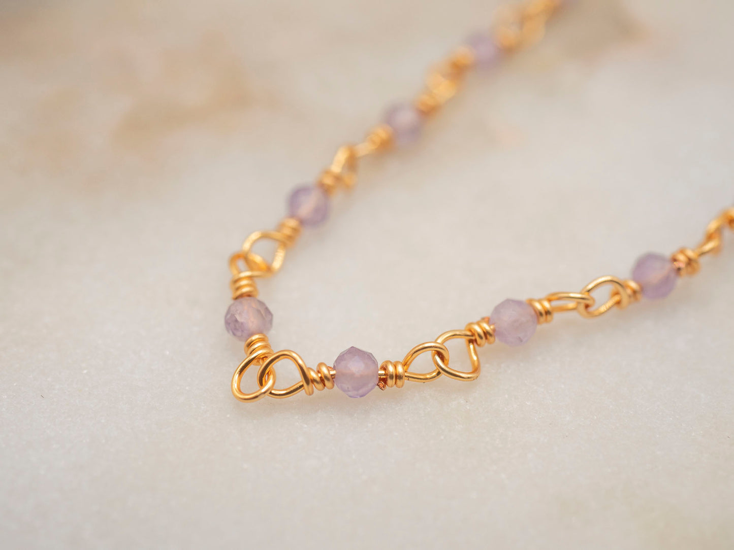 COLLIER LILA VIOLET