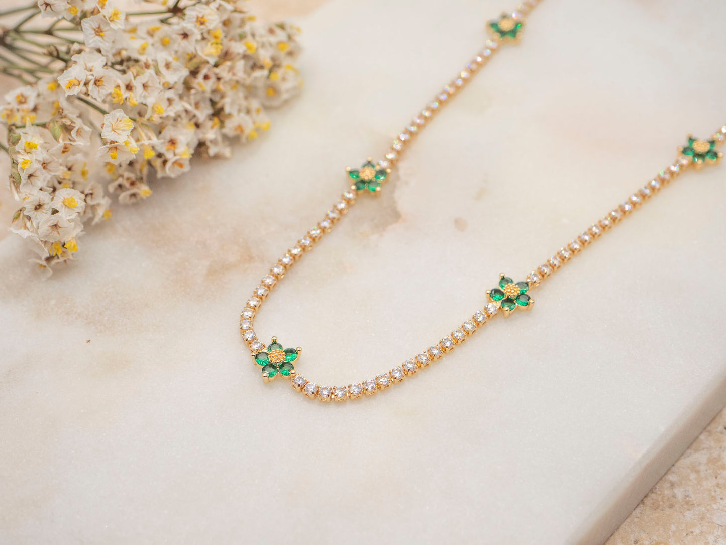 COLLIER FLORYNE VERT