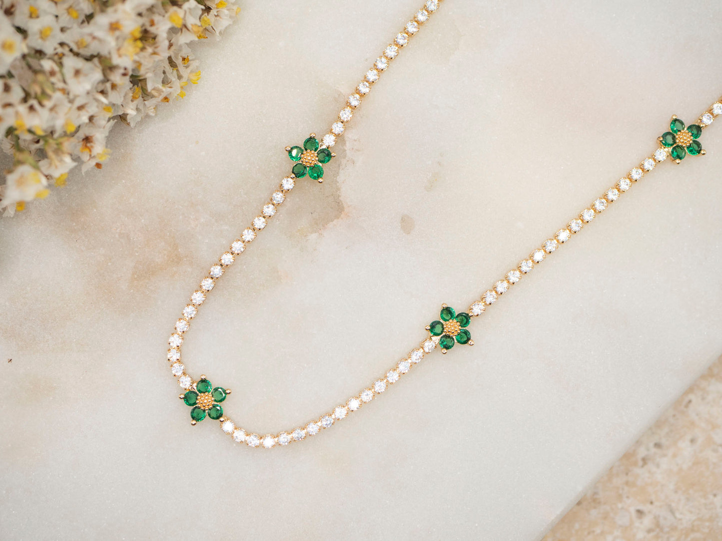 COLLIER FLORYNE VERT