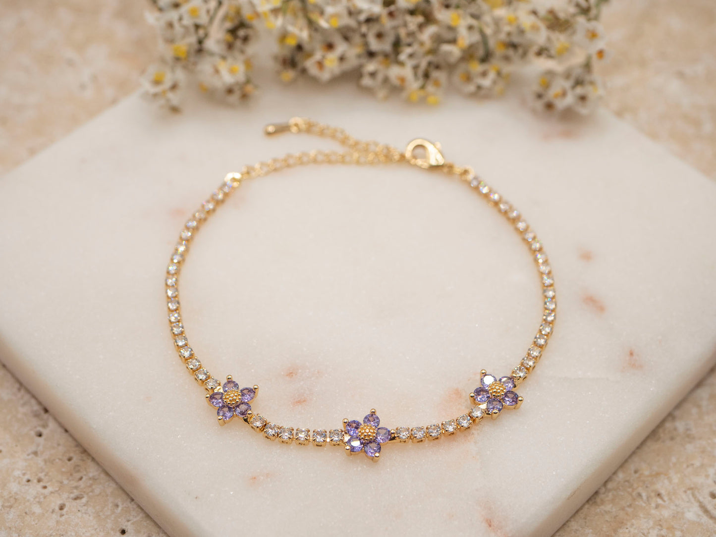 BRACELET FLORYNE VIOLET