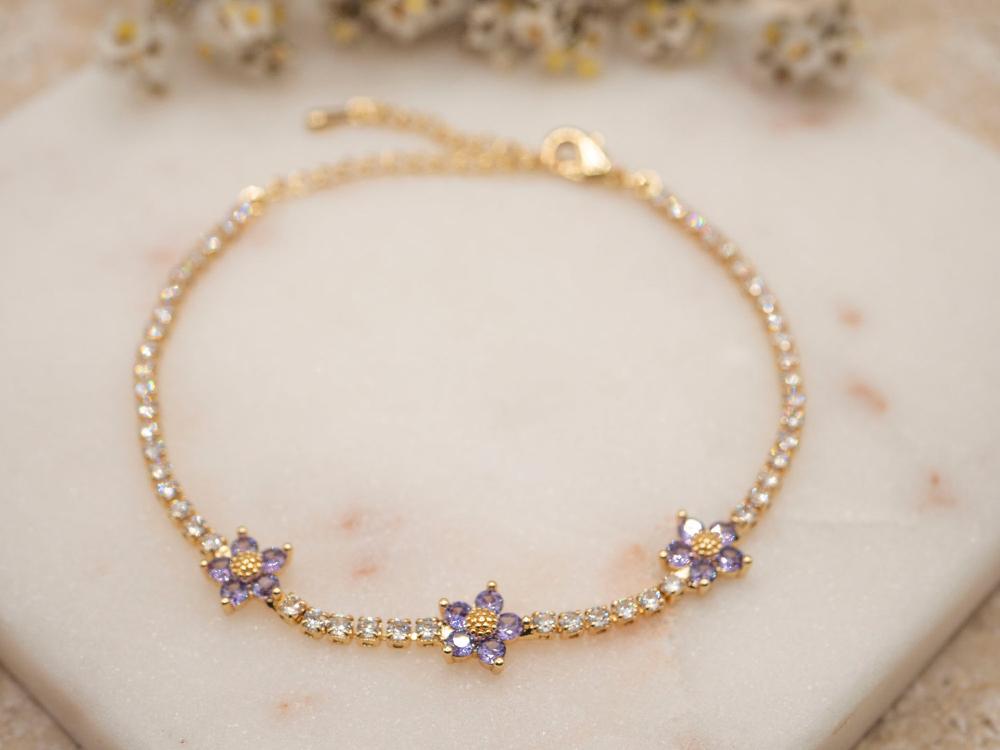 BRACELET FLORYNE VIOLET