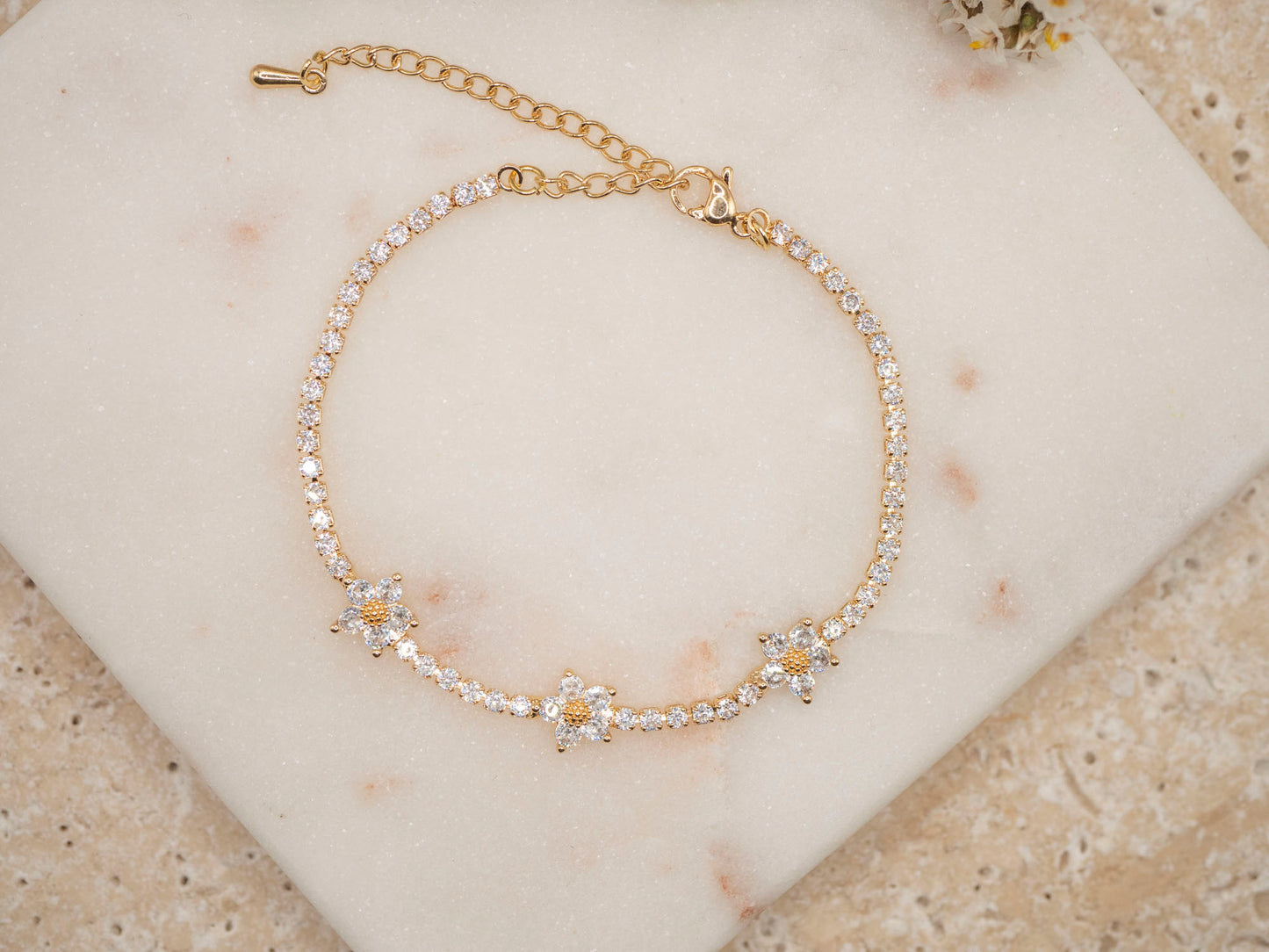 BRACELET FLORYNE BLANC