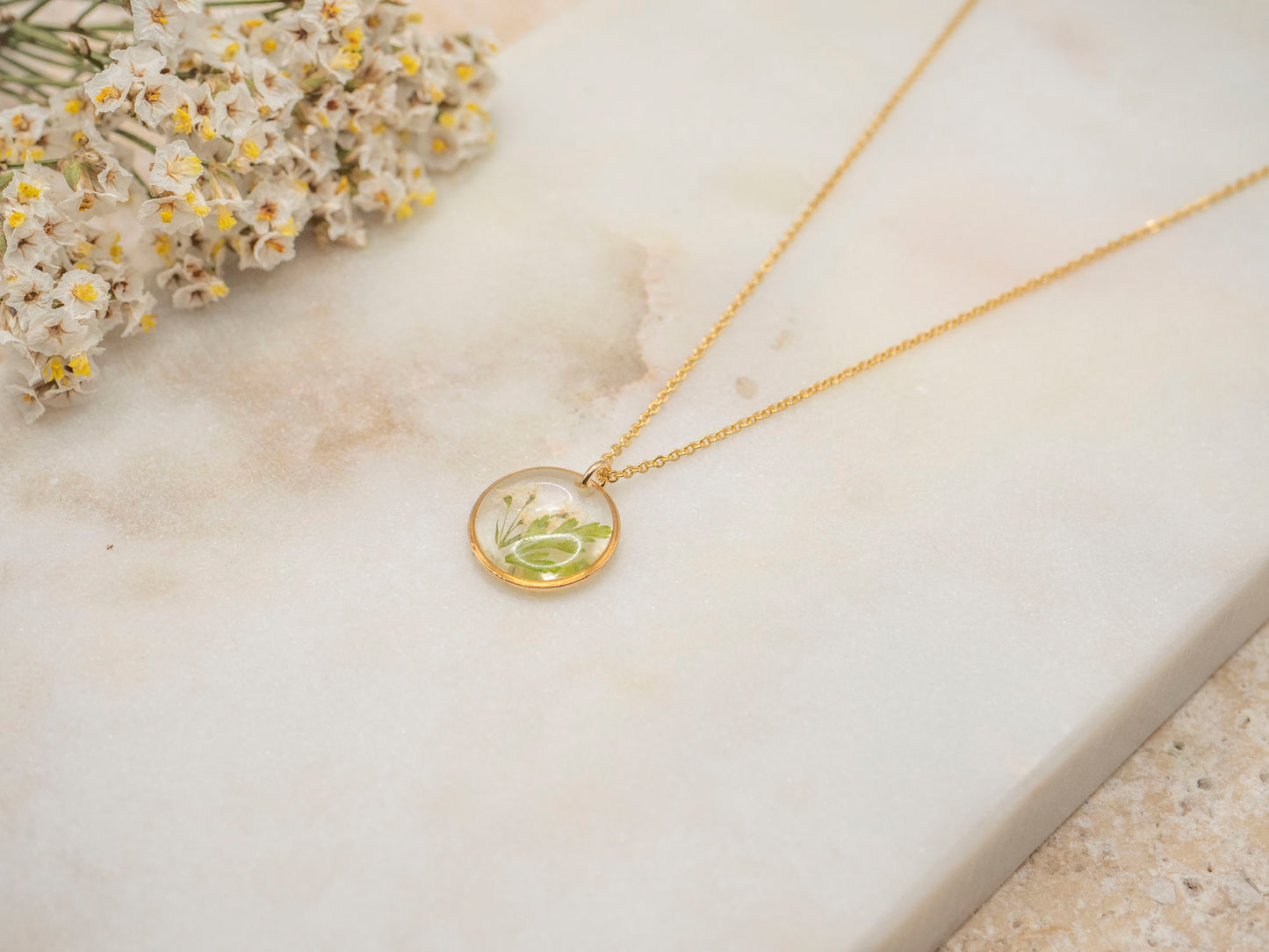 COLLIER FLORA VERT