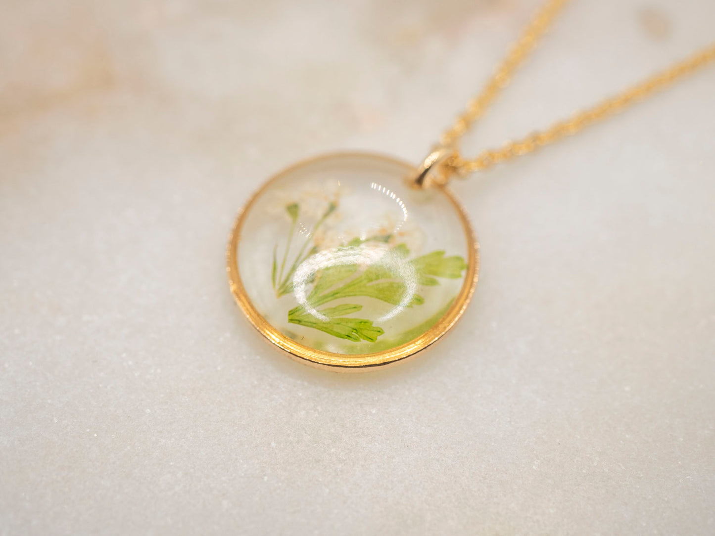COLLIER FLORA VERT