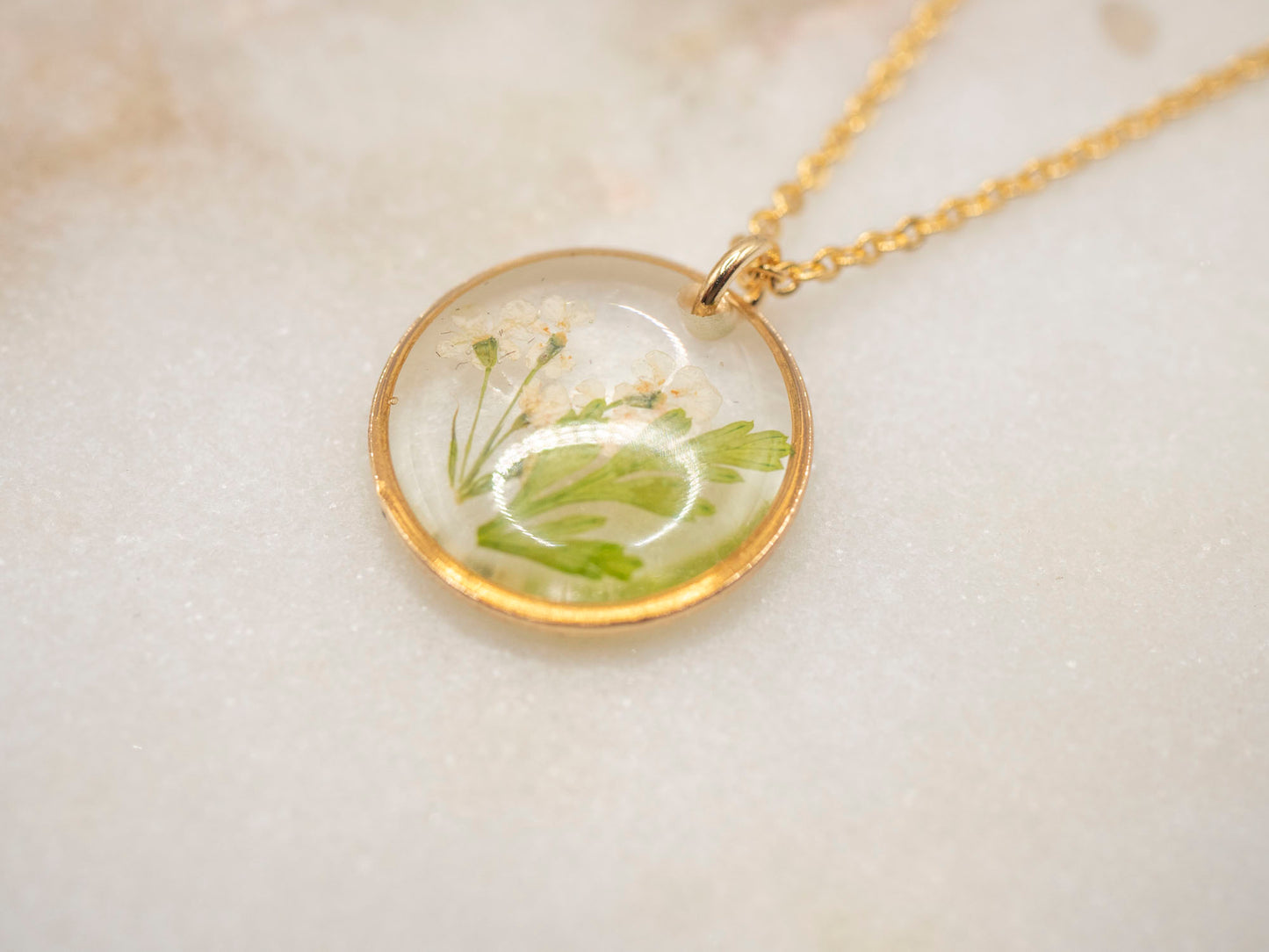 COLLIER FLORA VERT