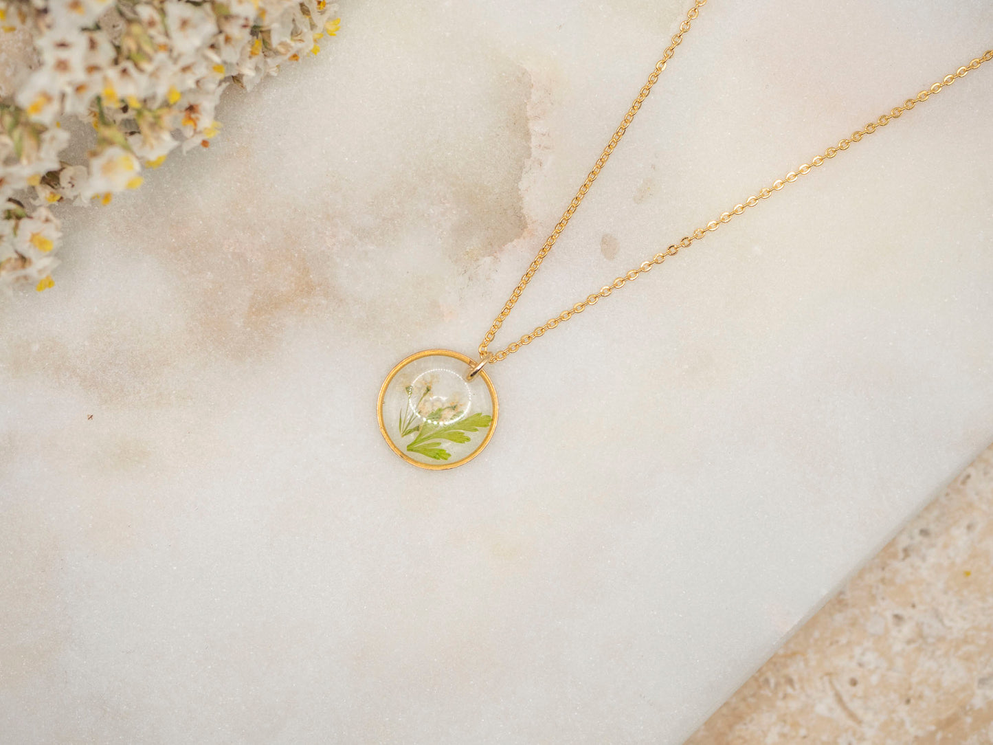 COLLIER FLORA VERT