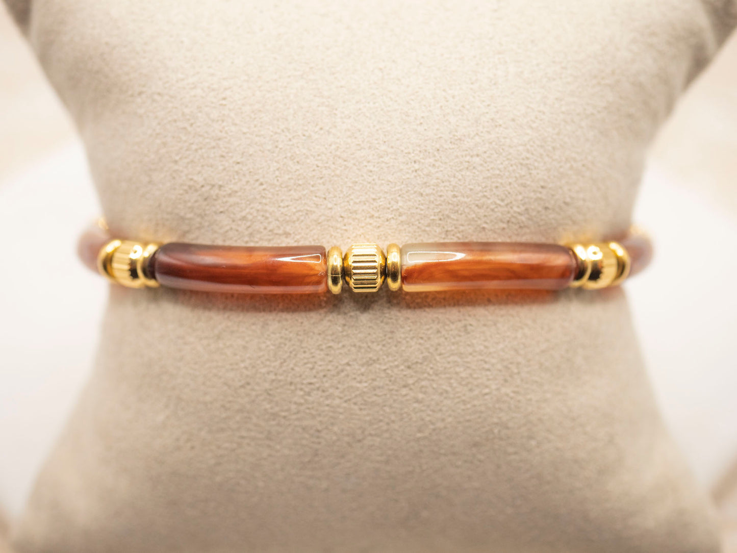 BRACELET MAUD MARRON