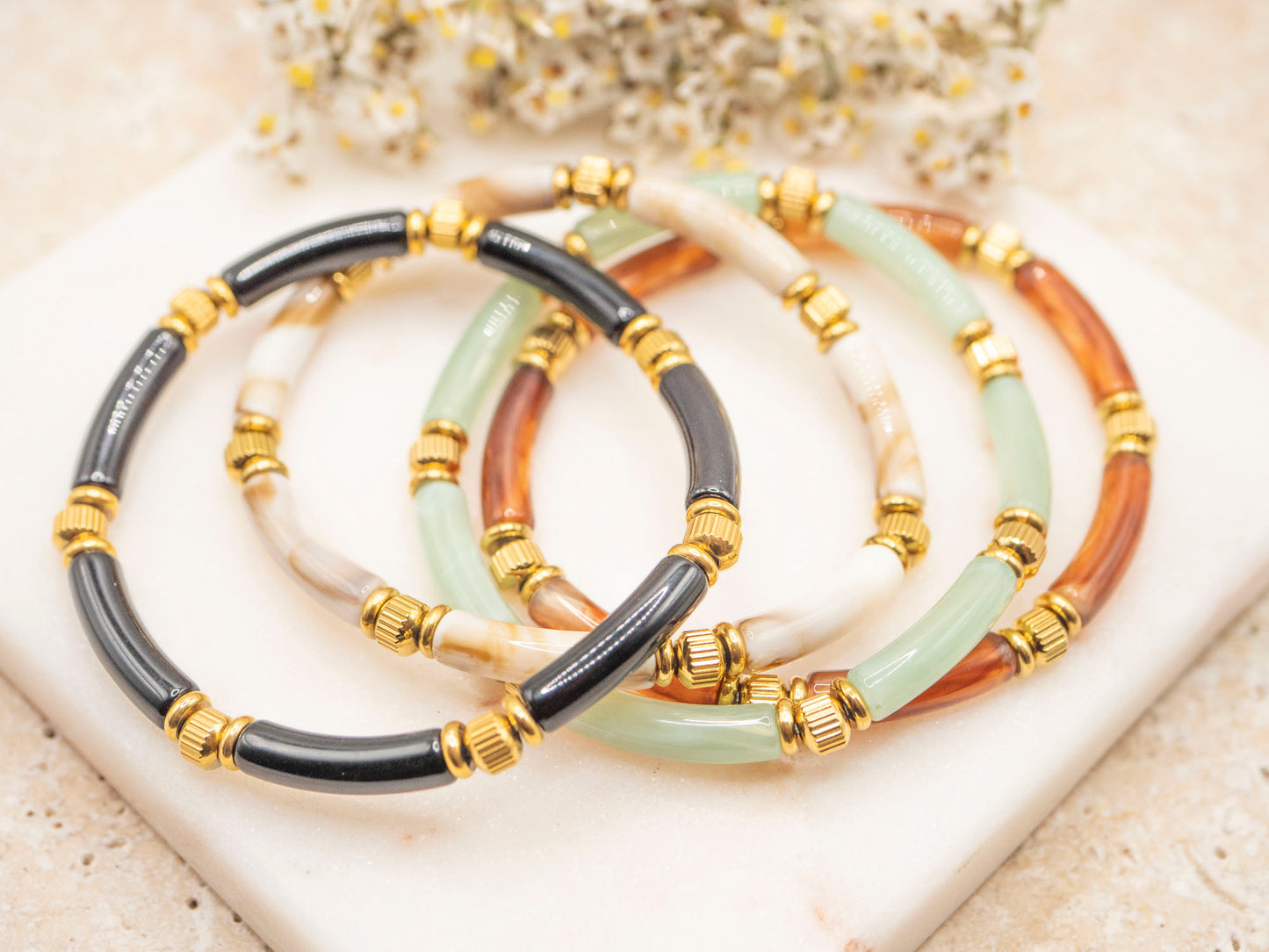 BRACELET MAUD MARRON