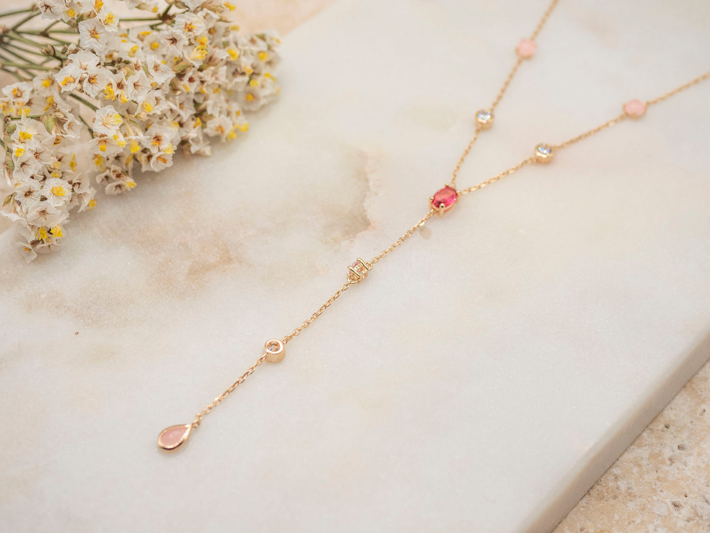 COLLIER OCTOBRE ROSE