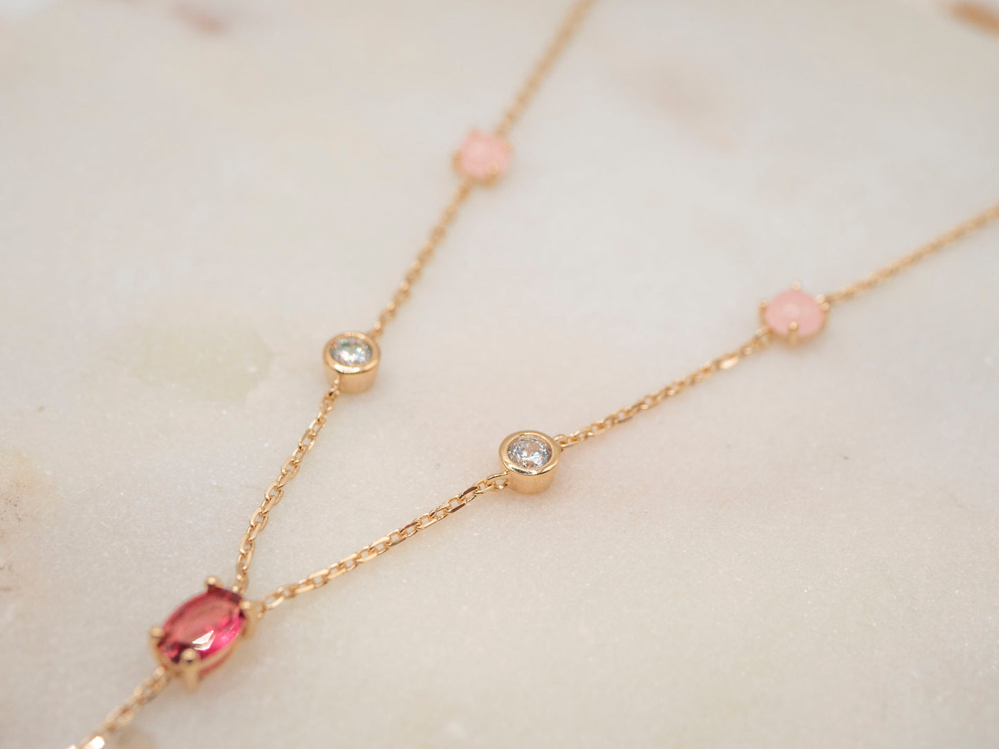 COLLIER OCTOBRE ROSE