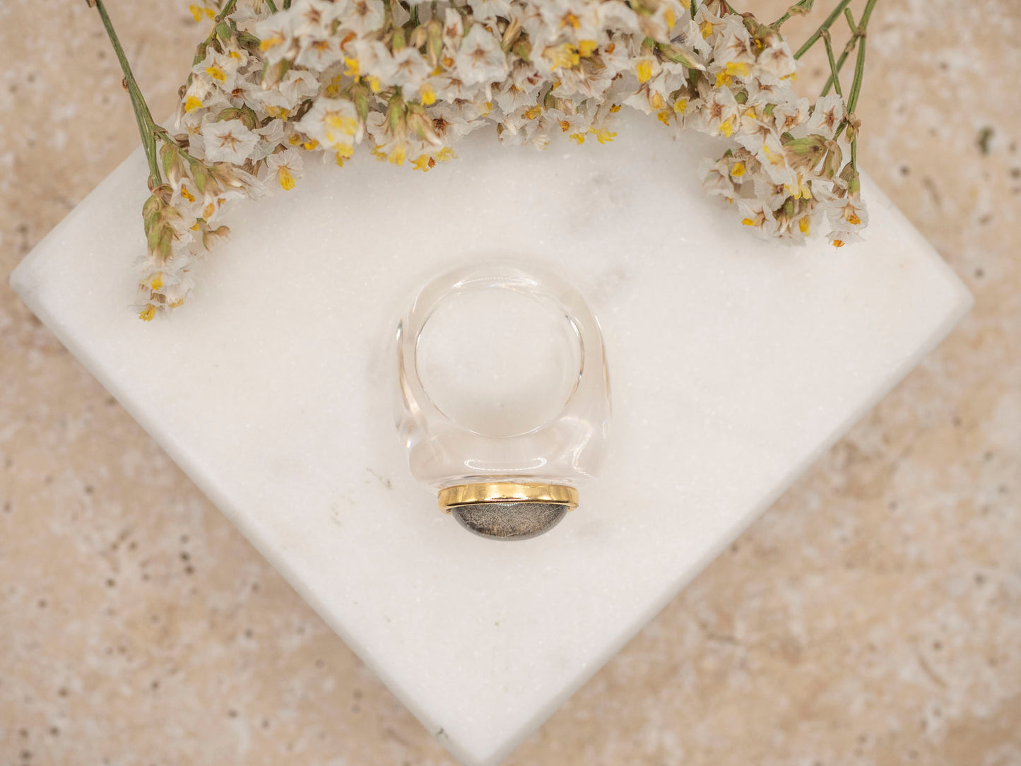BAGUE ORPHEA TRANSPARENTE