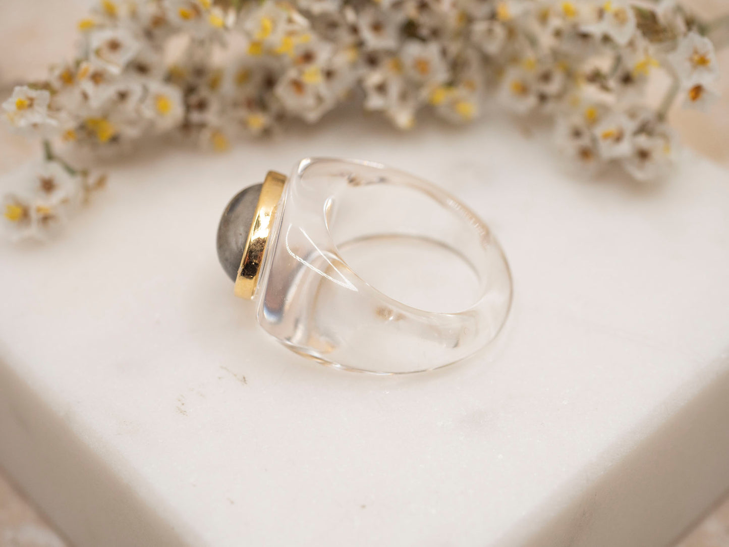 BAGUE ORPHEA TRANSPARENTE