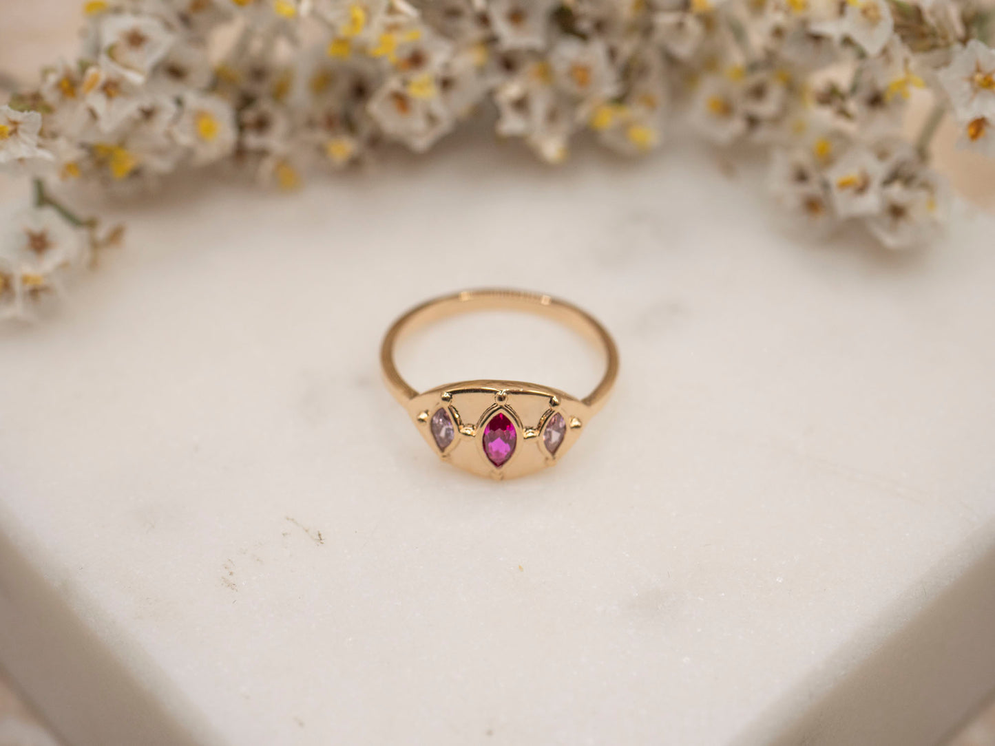 BAGUE OCTOBRE ROSE