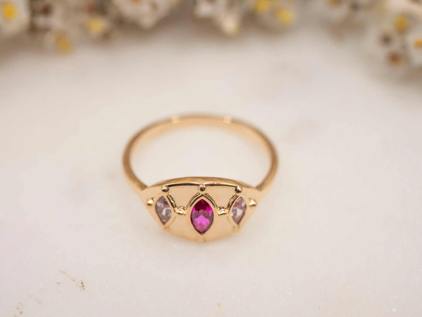 BAGUE OCTOBRE ROSE