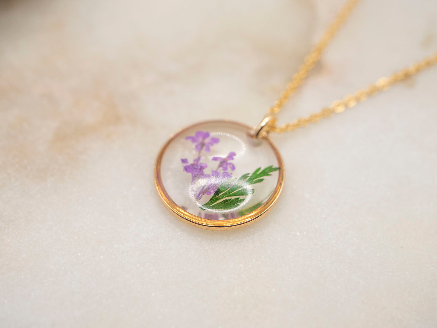 COLLIER FLORA VIOLET