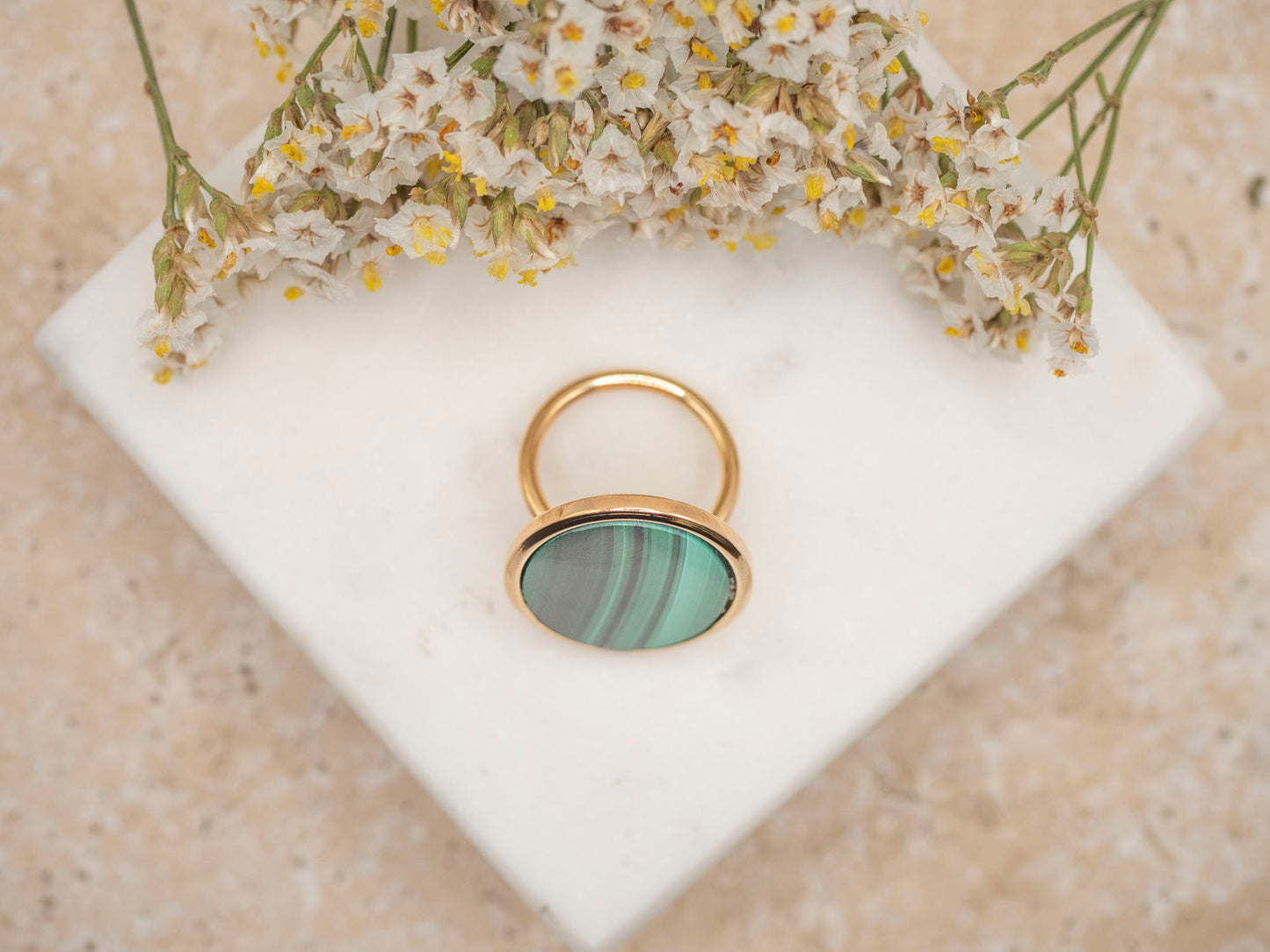 BAGUE HÉLÈNE VERTE