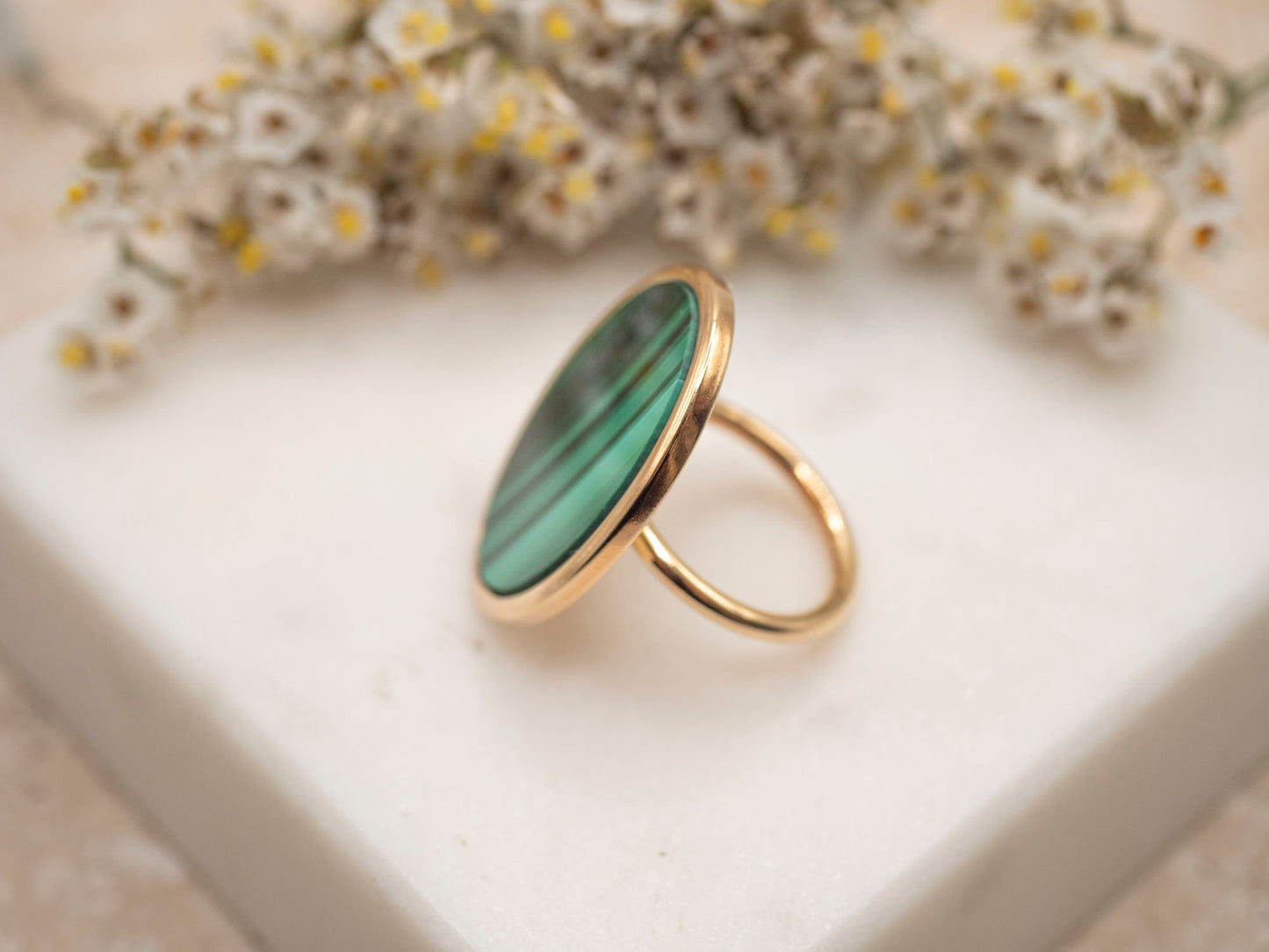 BAGUE HÉLÈNE VERTE