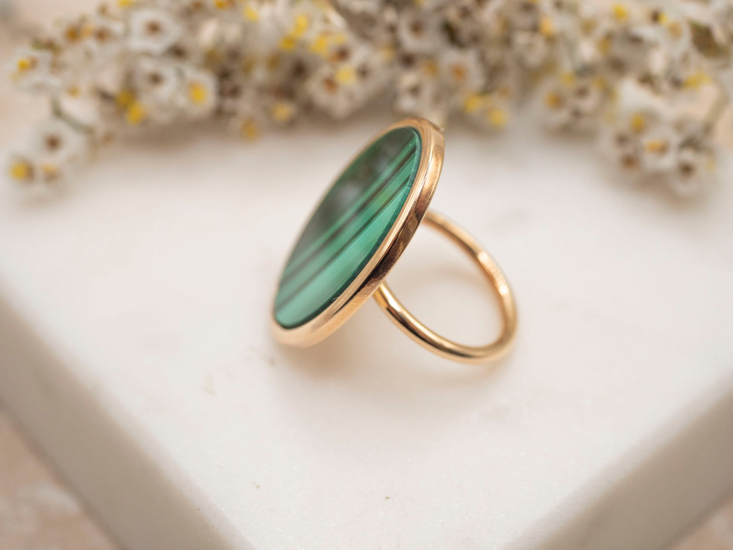 BAGUE HÉLÈNE VERTE