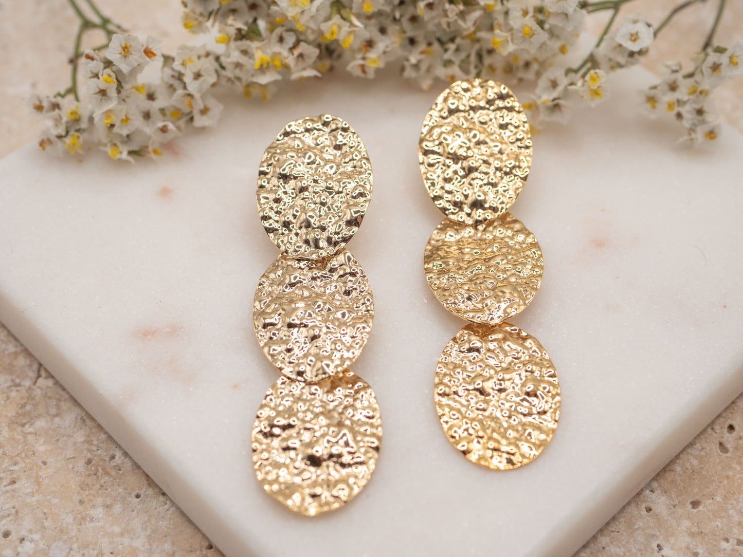 BOUCLES D'OREILLES ECORCE
