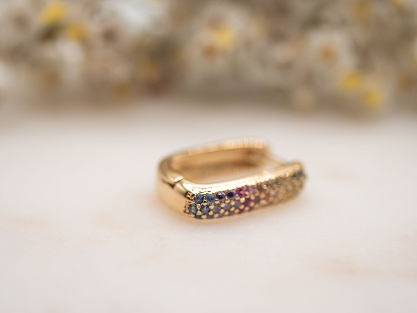 BOUCLE D'OREILLE UNIQUE ANA-MARIA MULTICOLORE