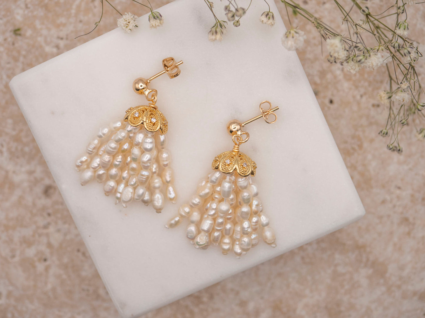 BOUCLES D'OREILLES POMPON