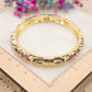 Bracelet Fleurs Ocre