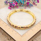 Bracelet Fleurs Grenat