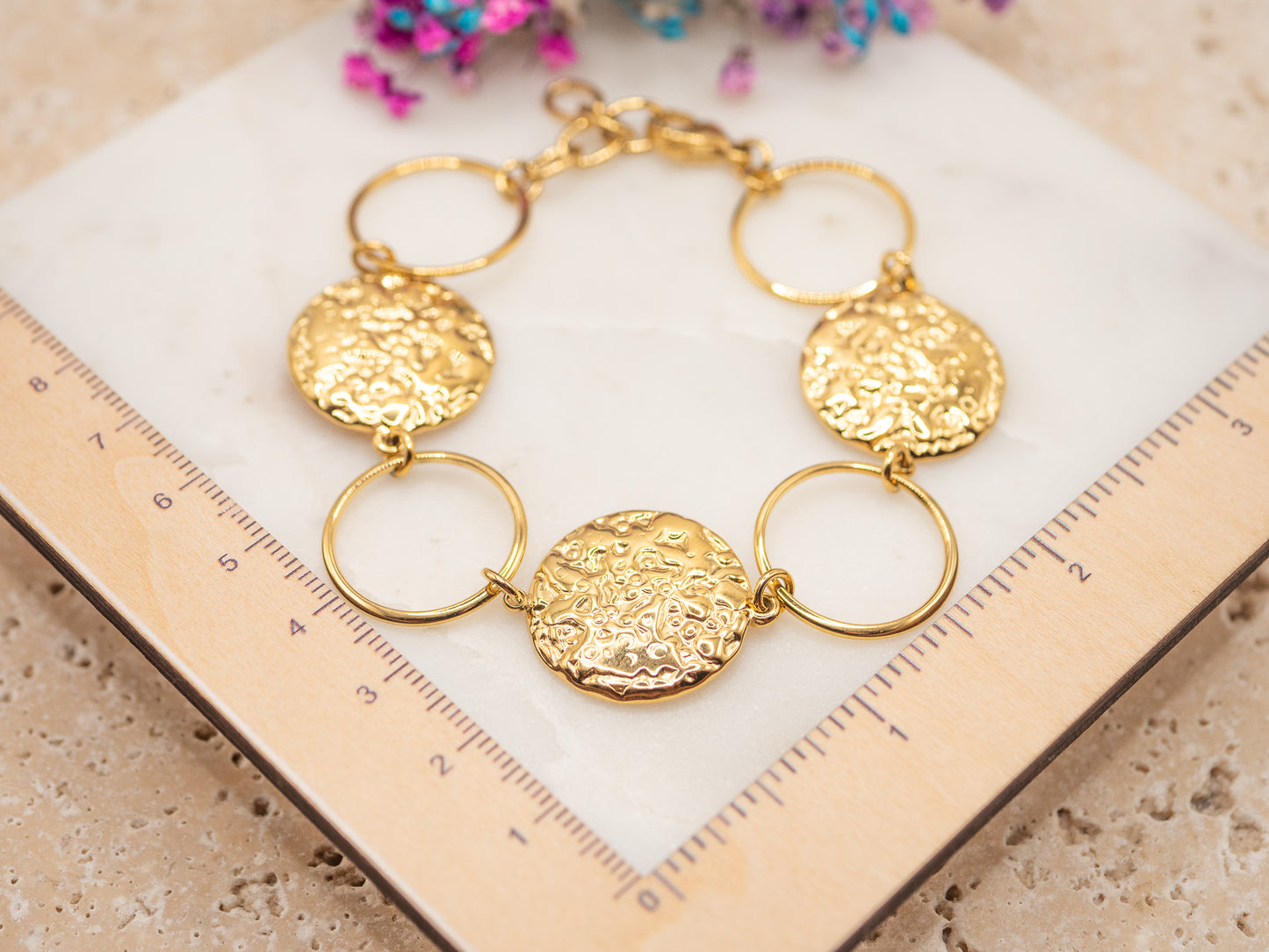 Bracelet Pièce Dorée