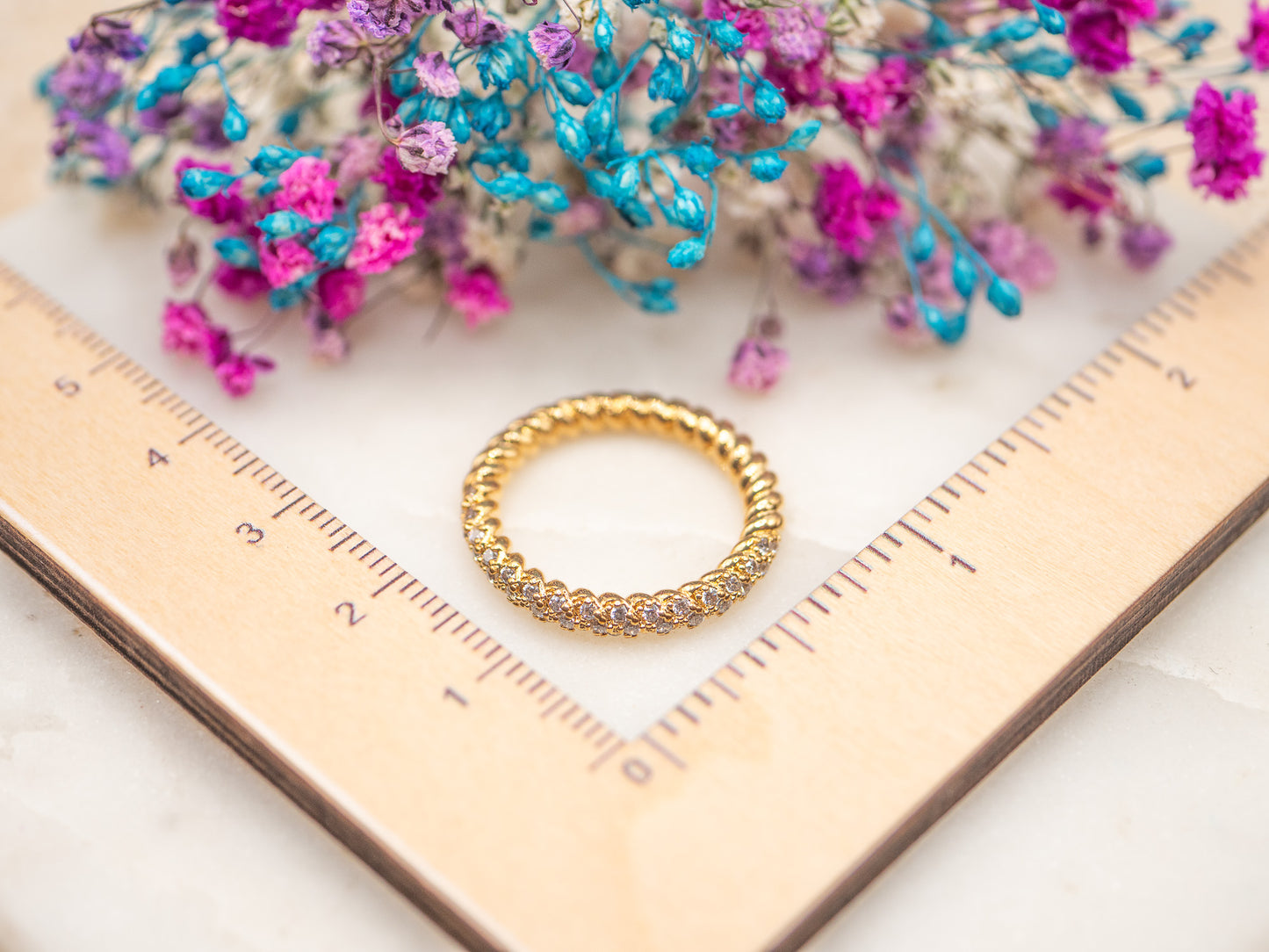Bague Torsade Solaire