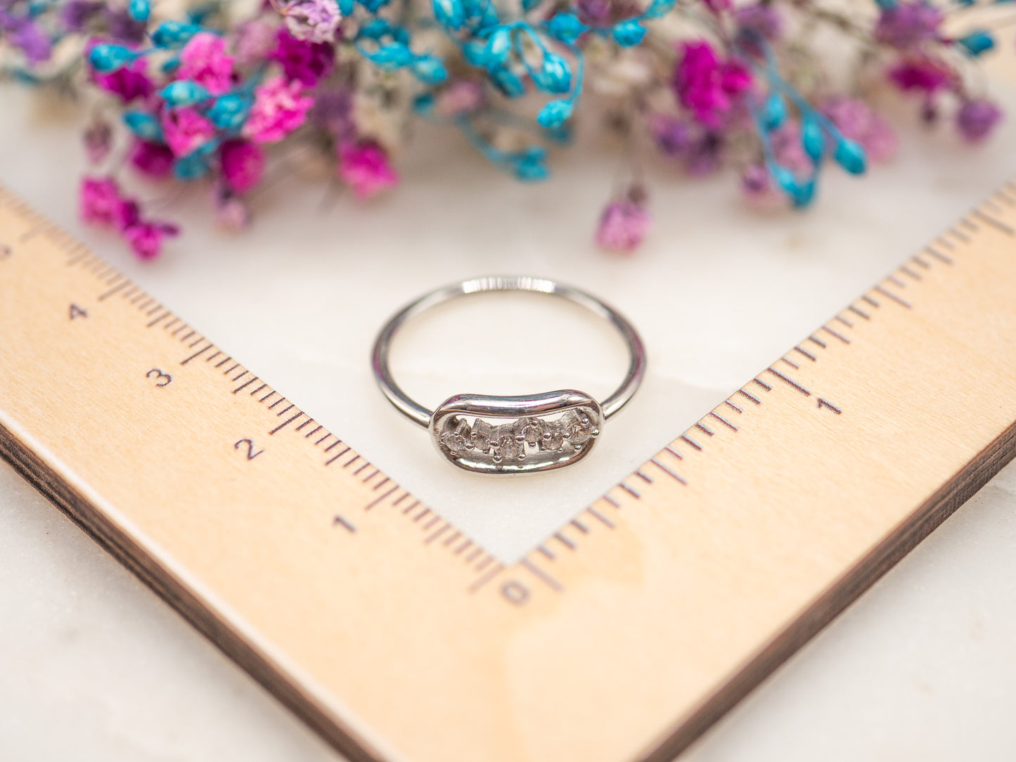 Bague Écume Cristal