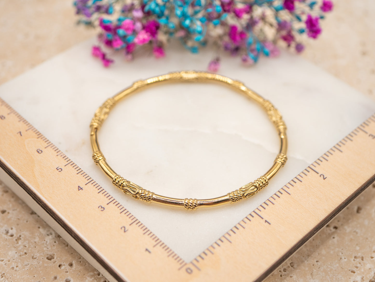 Bracelet Câble Doré