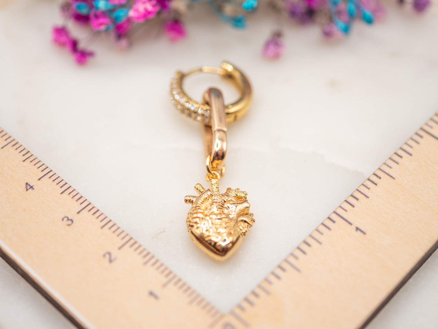 Boucles d'oreilles Cœur Sacré
