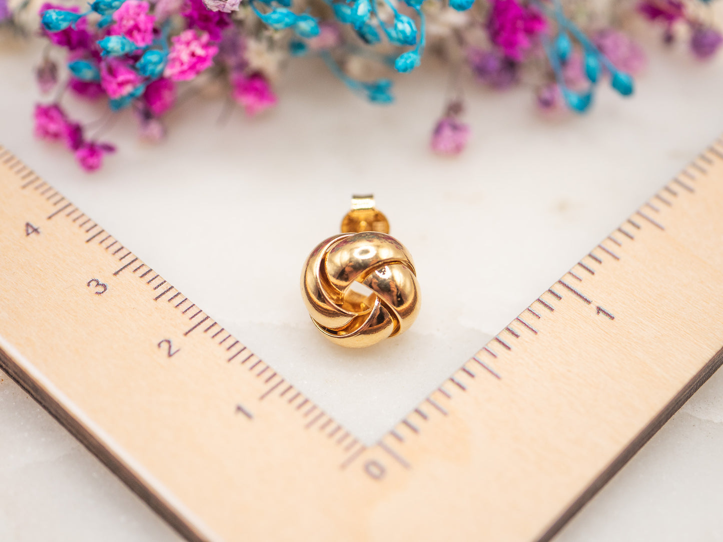 Boucles d'oreilles Nœud Soleil