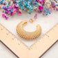 Boucles d'oreilles Demi-Lune Sablée