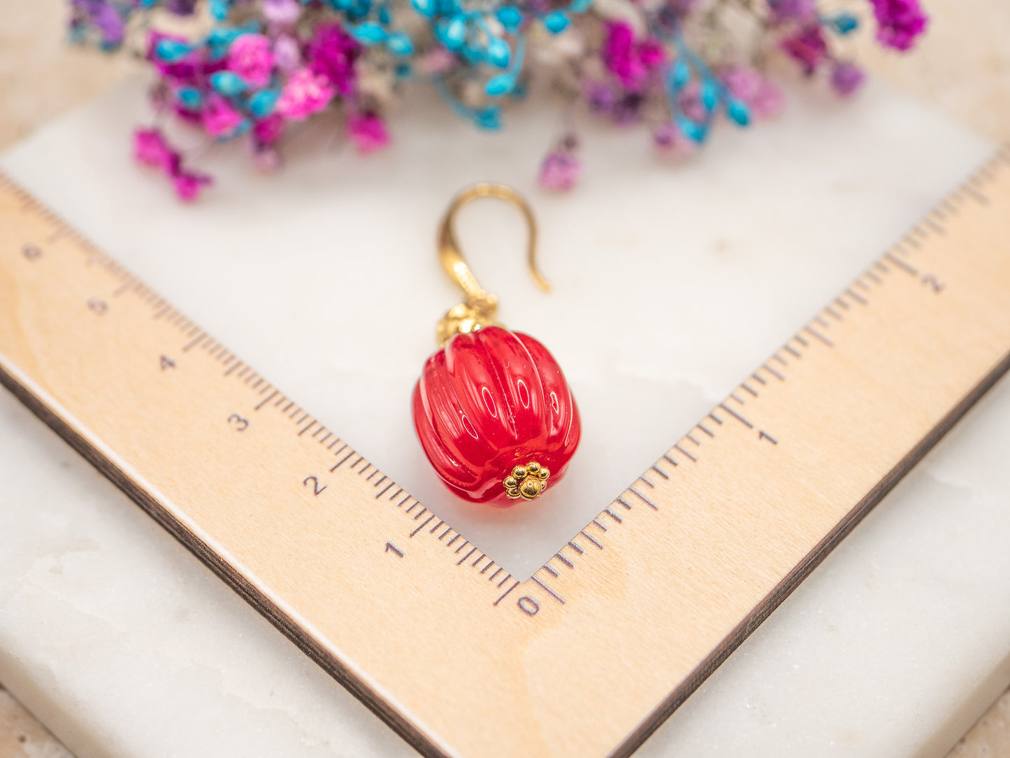 Boucles d'oreilles Cerise Sunset