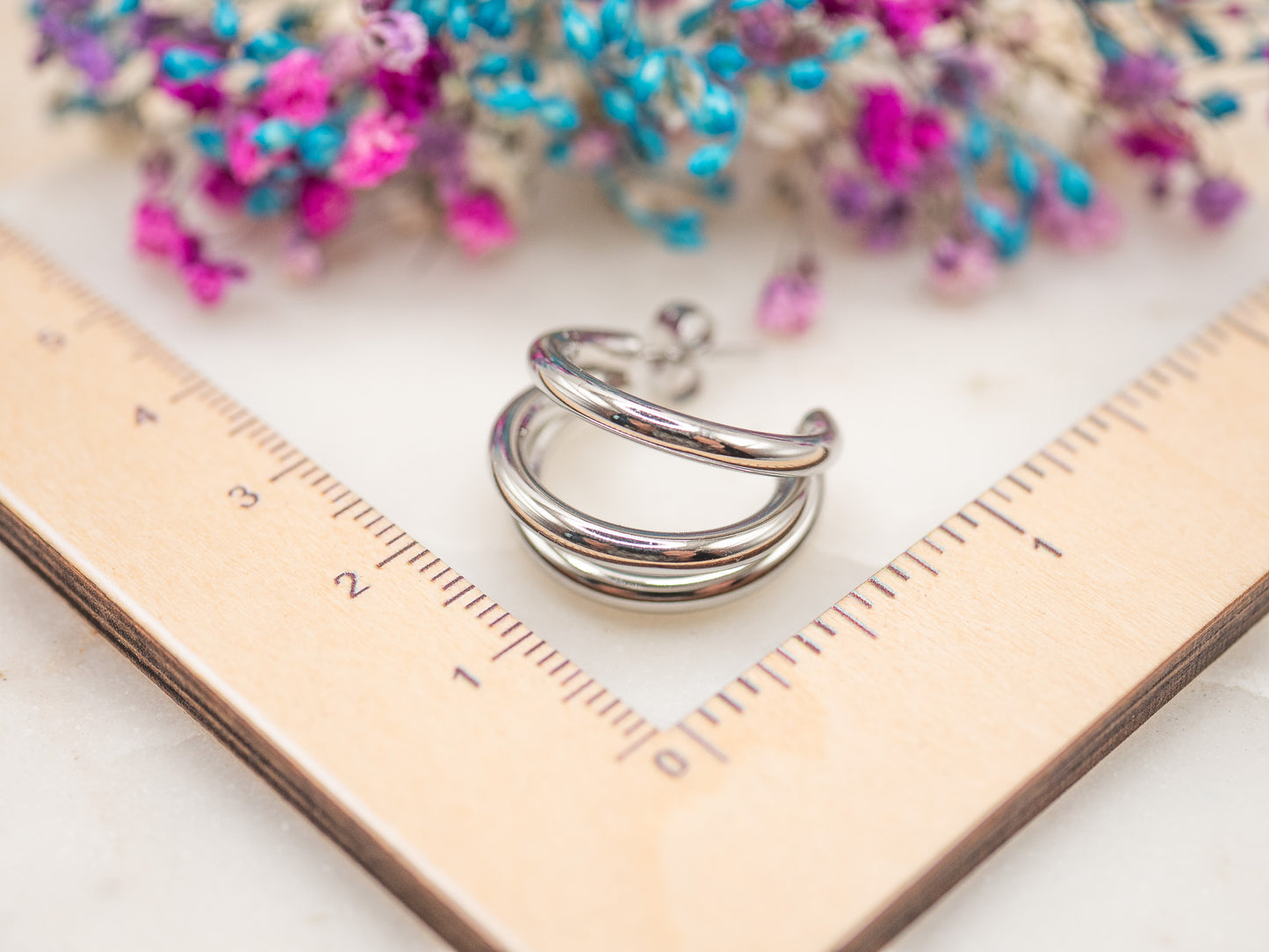 Boucles d'oreilles Miroir Salin
