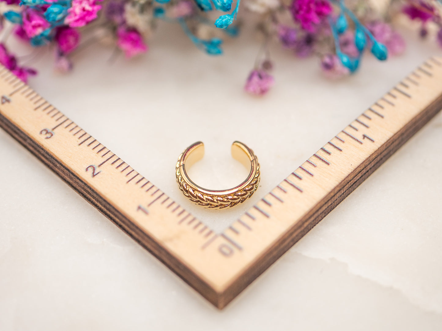 Earcuff Tressage Doré