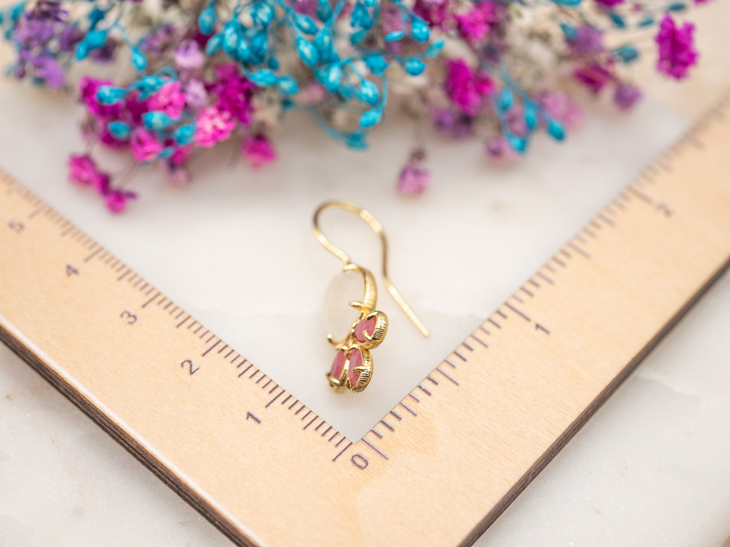 Boucles d'oreilles Sorbet Corail