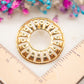 Boucles d'oreilles Hublot Doré