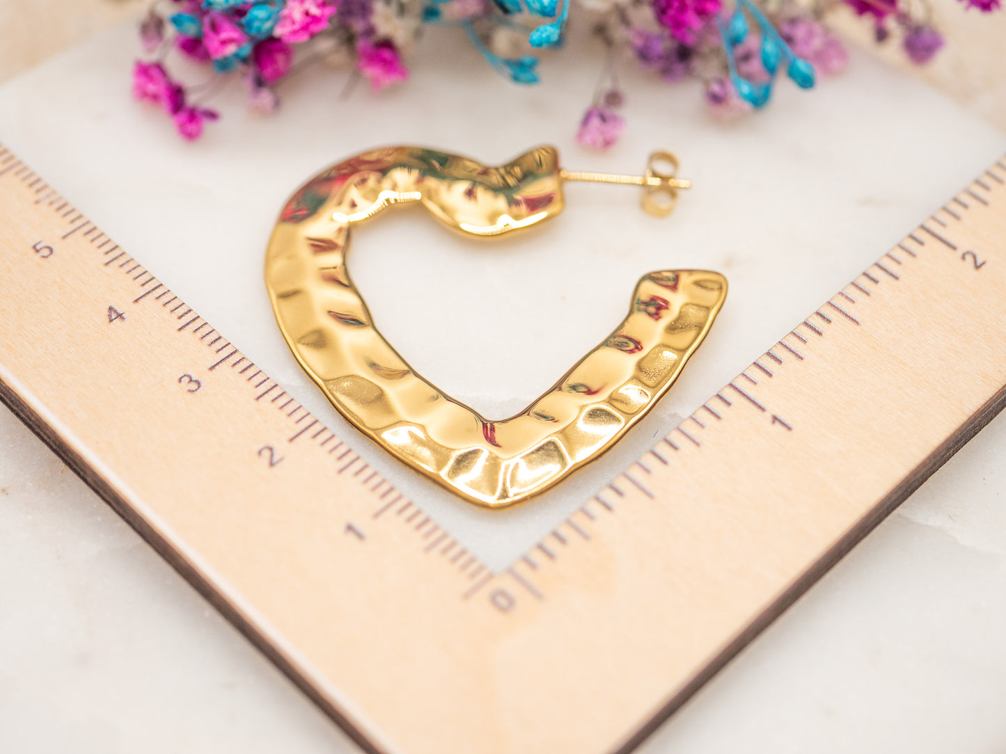 Boucles d'oreilles Arc Miel