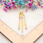 Boucles d'oreilles Frange Pastel