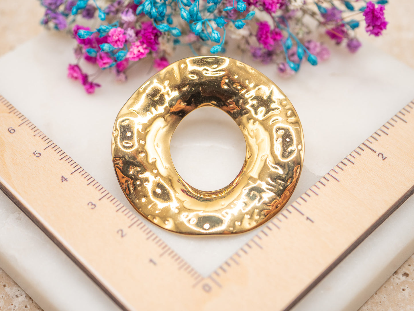 Boucles d'oreilles Halo Miroir