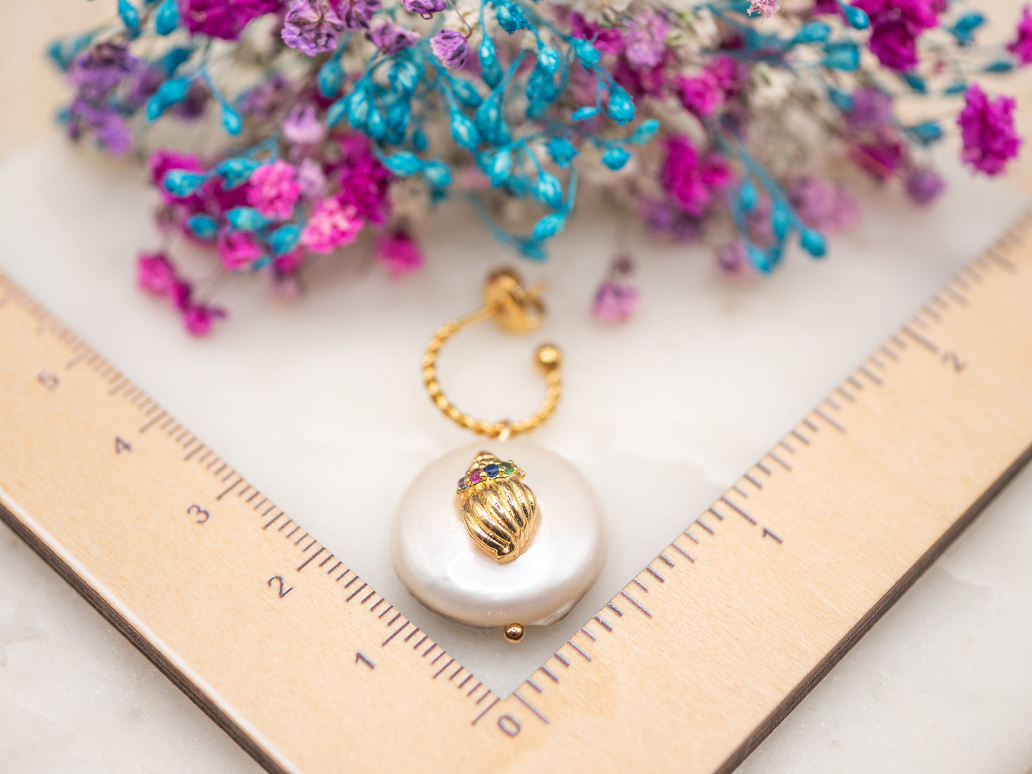 Boucles d'oreilles Perle Tropézienne