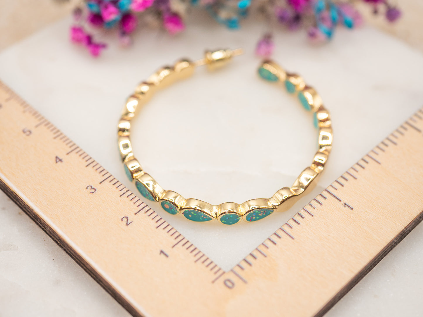 Boucles d'oreilles Lagune