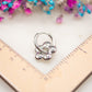 Boucles d'oreilles Nuage Chrome