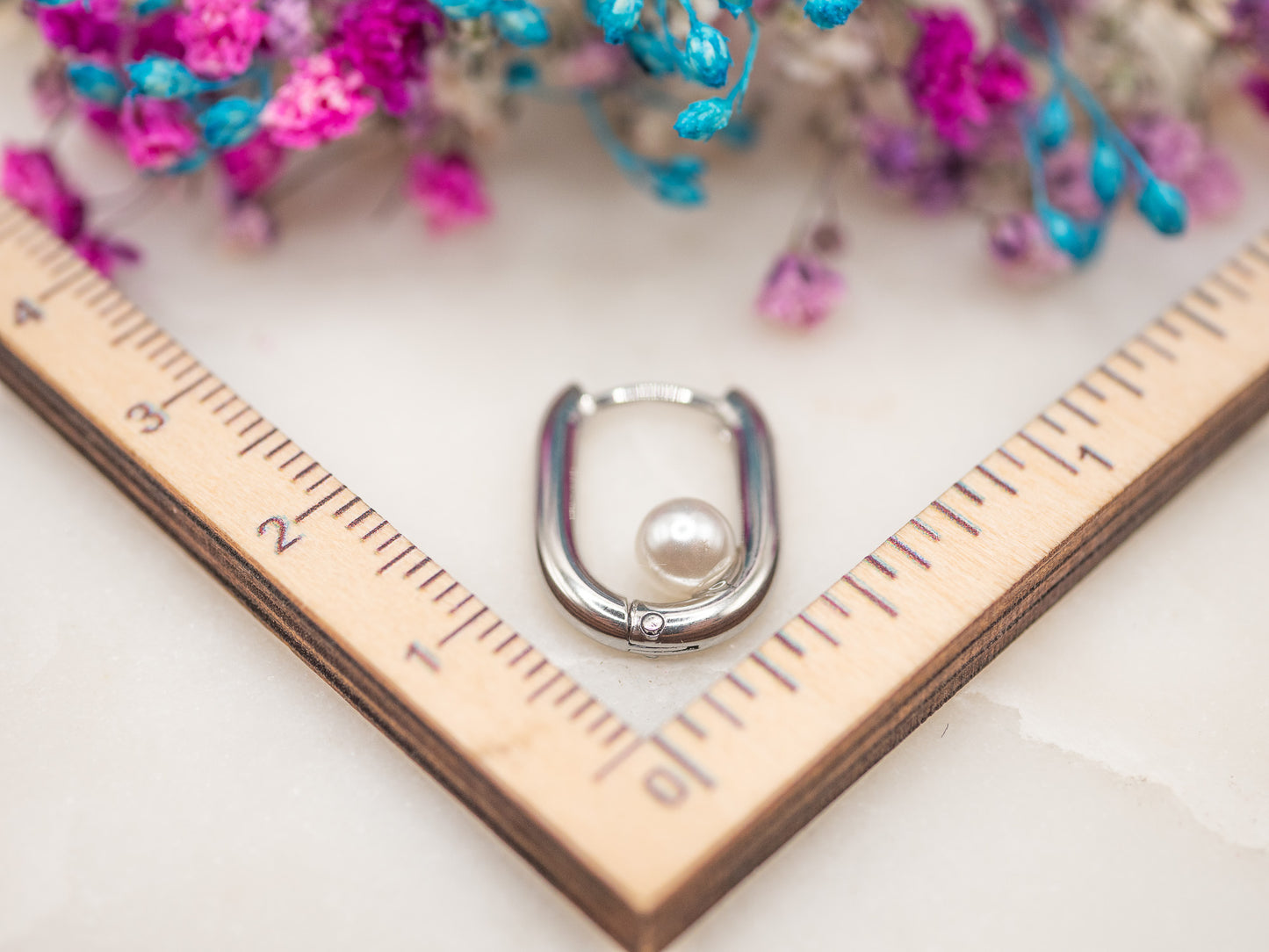 Boucles d'oreilles Épingle Clair
