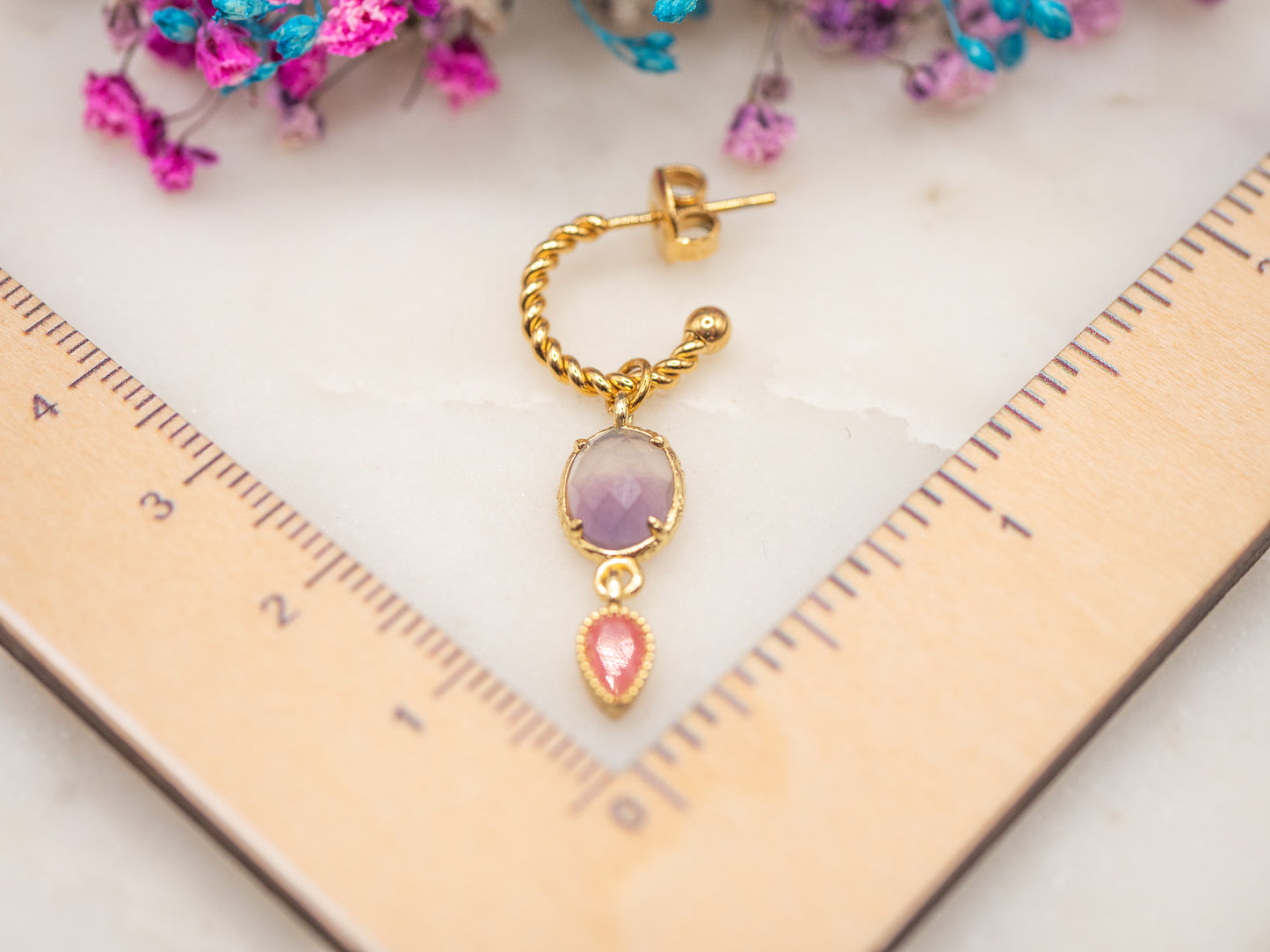 Boucles d'oreilles Duo Sorbet